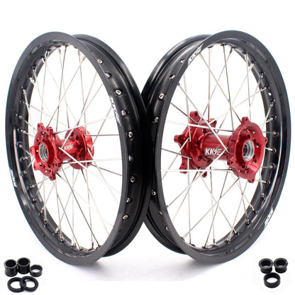 KKE 1.85*19 & 2.15*19 Flat Track Wheels For HONDA CRF250R 04-13 CRF450R 02-12 - Howling Moto