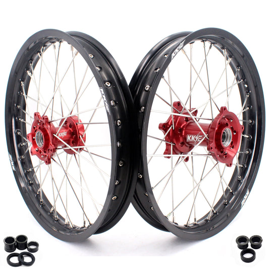 KKE 1.85*19 & 2.15*19 Flat Track Wheels For HONDA CRF250R 04-13 CRF450R 02-12 - Howling Moto