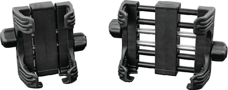 Kuryakyn Tech Connect large device holder for powersports, black, adjustable for devices 3-5/8 to 6 inches wide.