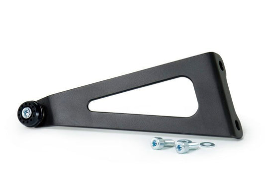 YOSHIMURA aluminum muffler bracket for GSX-R 600/750 motorcycle, designed to secure exhaust components.
