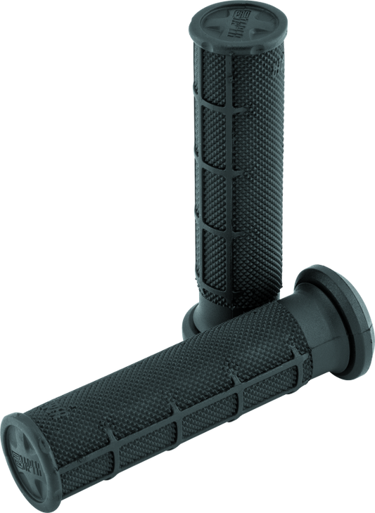ProTaper 1/2 Waffle ATV grips in soft black with textured rubber surface for improved grip and comfort.