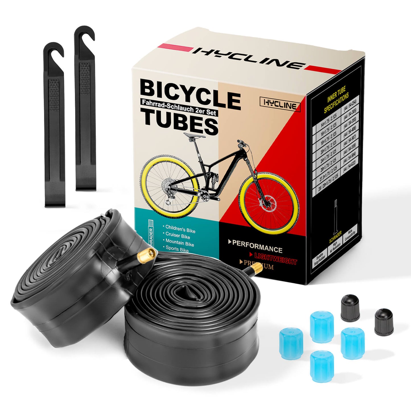 Hycline Bike Inner Tube 14“-29” - Howling Moto