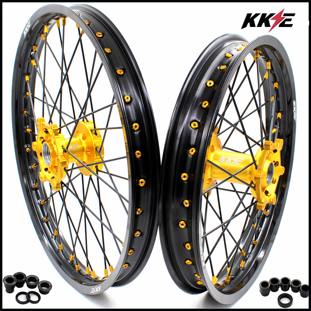 KKE 21" & 18" Mx Dirt Bike Wheels For YAMAHA YZ125/250 YZ250F/450F YZ250X WR450F - Howling Moto