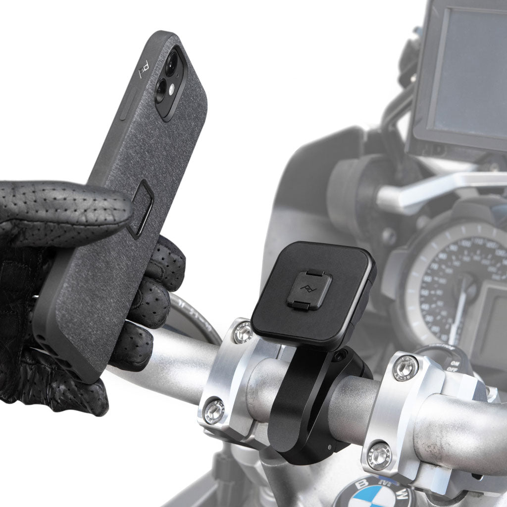 Motorcycle Bar Mount | Non-Charging Locking v1 - Howling Moto