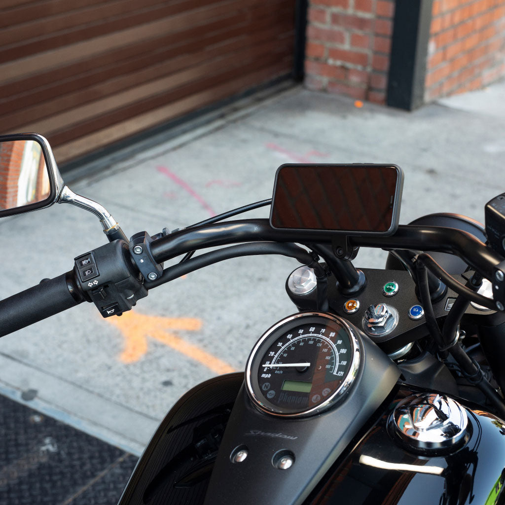 Motorcycle Bar Mount | Non-Charging Locking v1 - Howling Moto