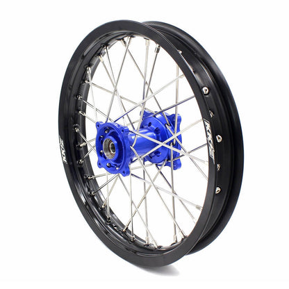 KKE 19 & 16 Spoked Kid's Wheels Rims Set for Kawasaki KX80 KX85 Blue - Howling Moto