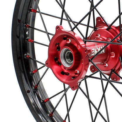 KKE 21in. 19in.  or 21in. 18in. Motorcycle Spoked Wheels Rims For HONDA CRF250R 2004-2013 CRF450R 2002-2012 - Howling Moto
