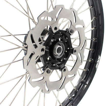 KKE 21 & 18 Enduro Spoked Wheels Fit SUZUKI RM125 1996-2007 RM250 1996-2008 - Howling Moto