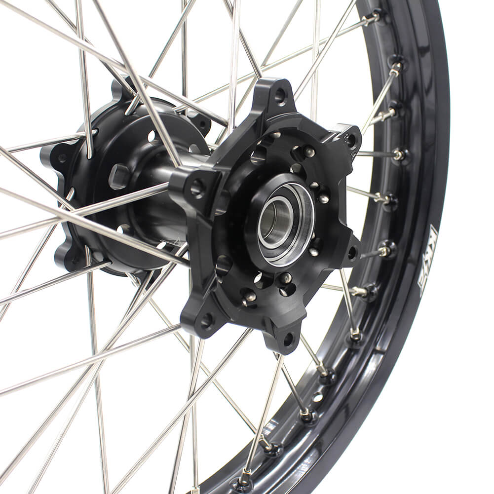 KKE 21 & 18 Enduro Spoked Wheels Fit SUZUKI RM125 1996-2007 RM250 1996-2008 - Howling Moto
