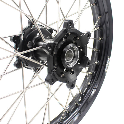 KKE 21 & 18 Enduro Spoked Wheels Fit SUZUKI RM125 1996-2007 RM250 1996-2008 - Howling Moto