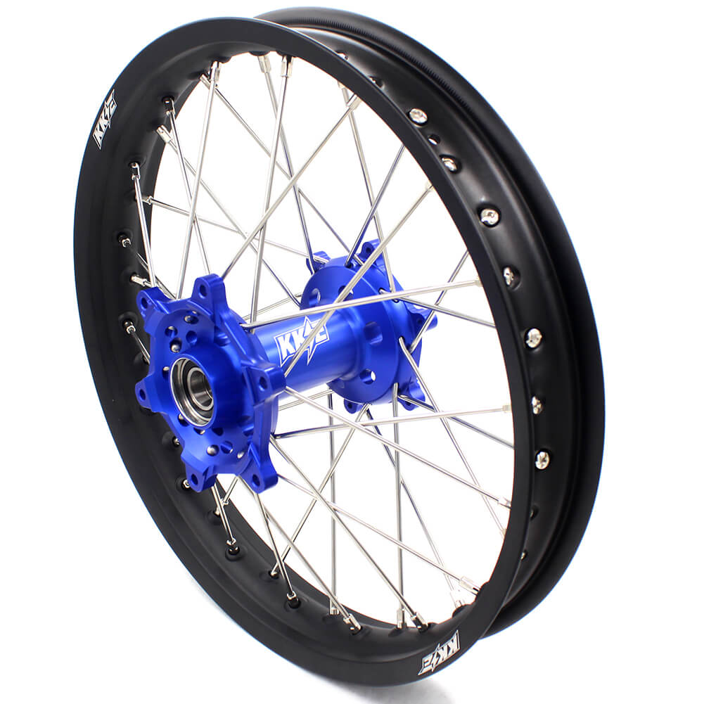 KKE 21 & 18 Enduro Wheels for Yamaha WR250X 2008-2011 Blue - Howling Moto