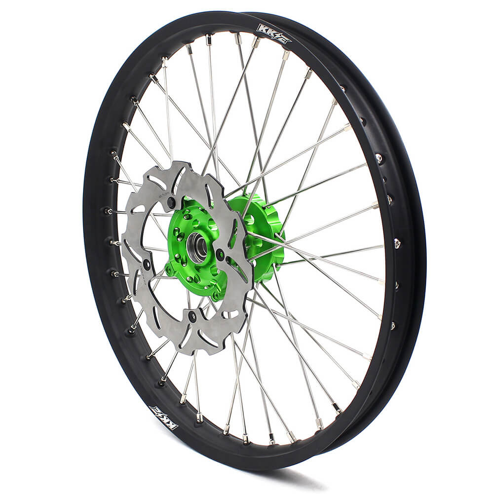 KKE 21/18 Enduro or 21/19 MX Wheels for Kawasaki KX125 KX250 2003-2005 Disc - Howling Moto