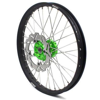 KKE 21/18 Enduro or 21/19 MX Wheels for Kawasaki KX125 KX250 2003-2005 Disc - Howling Moto