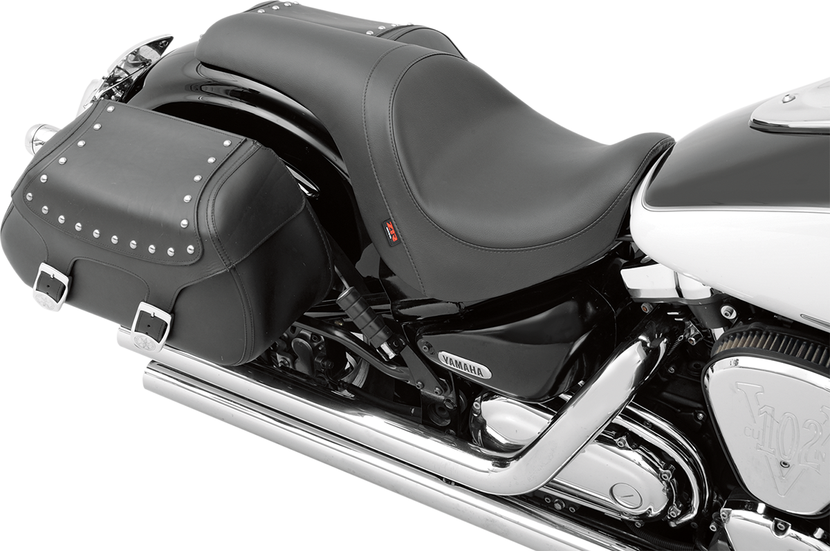 Z1R Predator seat for Roadstar, smooth ABS thermoformed base with urethane foam and carpeted bottom, motorcycle seat accessory