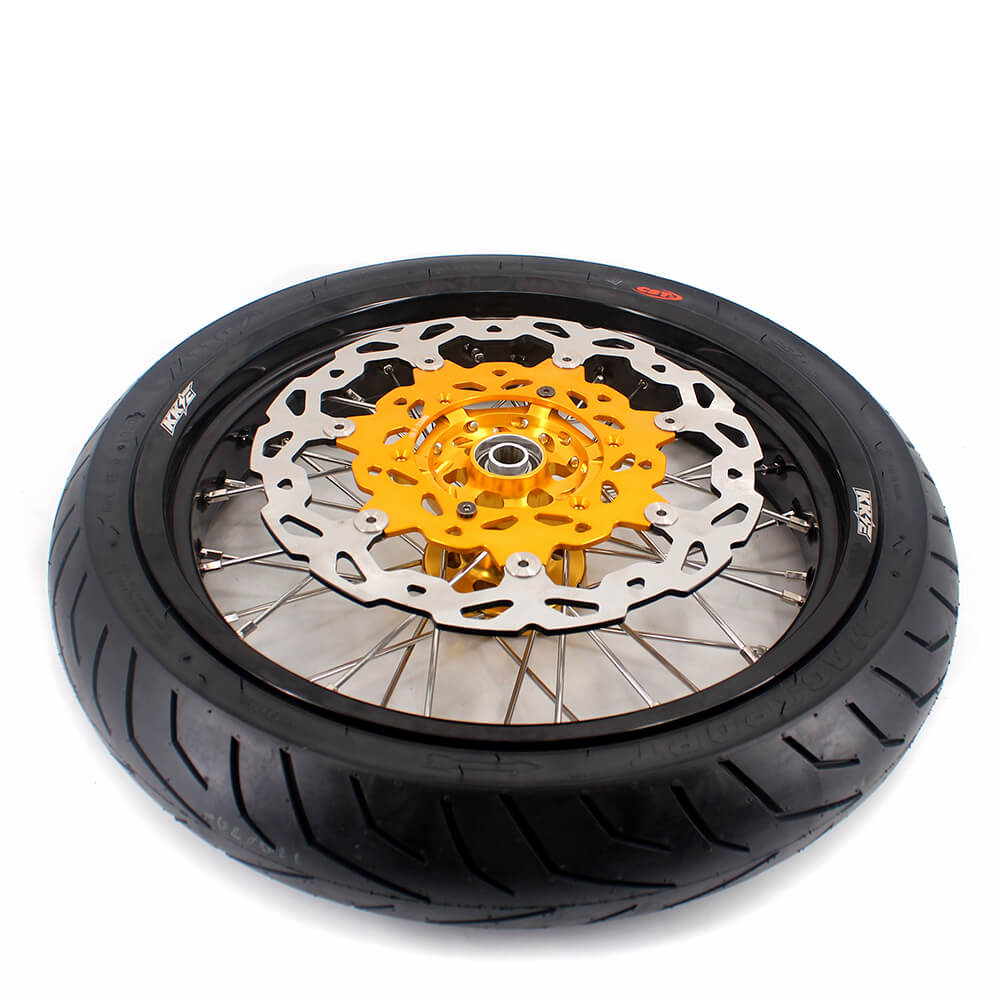 KKE 3.5/4.25*17" Supermoto Wheels For SUZUKI DRZ400SM 2005-2024 CST Tires - Howling Moto
