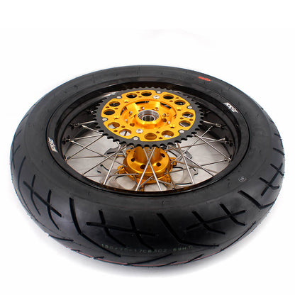 KKE 3.5/4.25*17inch Supermoto Wheels CST Tires For SUZUKI DRZ400 DRZ400E DRZ400S - Howling Moto