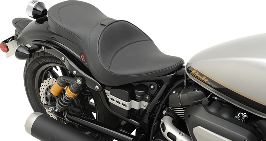 Z1R Touring seat with driver’s backrest for Yamaha Bolt and V-Star motorcycle, black leather, comfortable rider seating