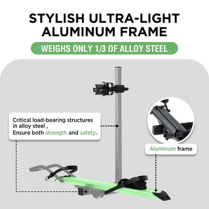 1-Bike Hitch E-bike Rack, Lightweight Single - Howling Moto