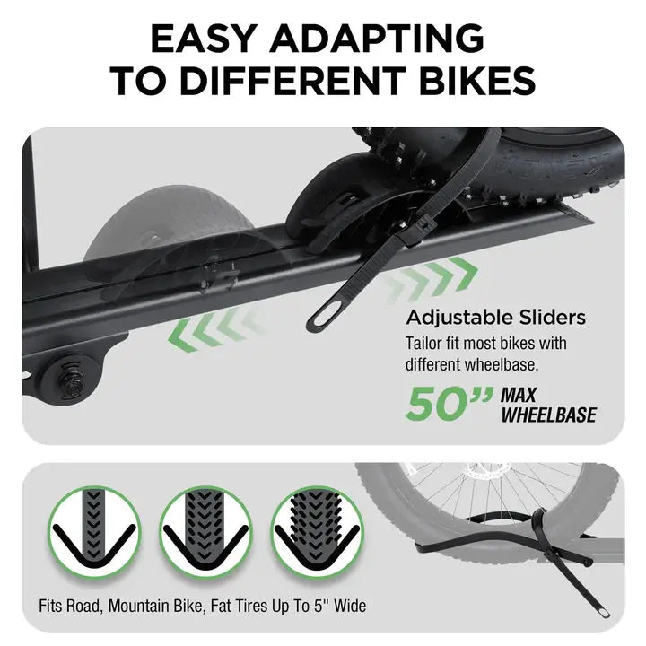 1-Bike Hitch E-bike Rack, Lightweight Single - Howling Moto