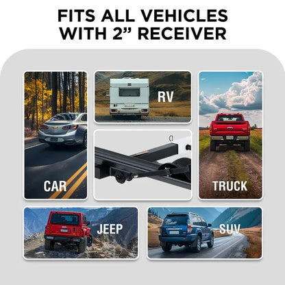 1-Bike Hitch E-bike Rack, Lightweight Single - Howling Moto