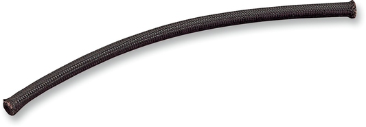 Black braided fuel and oil hose by Drag Specialties, 5/16 inch diameter, 6 feet long, with durable braided exterior.