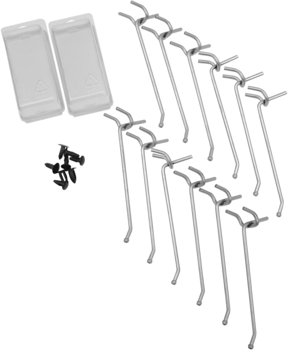 DRAG SPECIALTIES Replacement Hook Kit 173978-BX-LB2 for display boards, includes multiple hooks arranged on a white background.