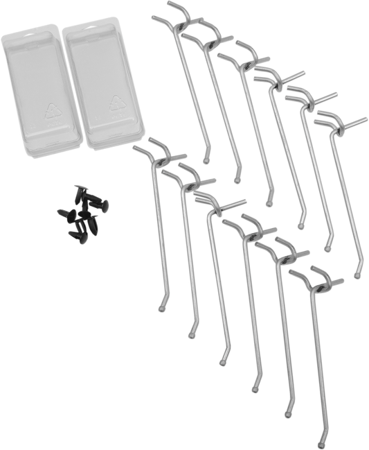 DRAG SPECIALTIES Replacement Hook Kit 173978-BX-LB2 for display boards, includes multiple hooks arranged on a white background.