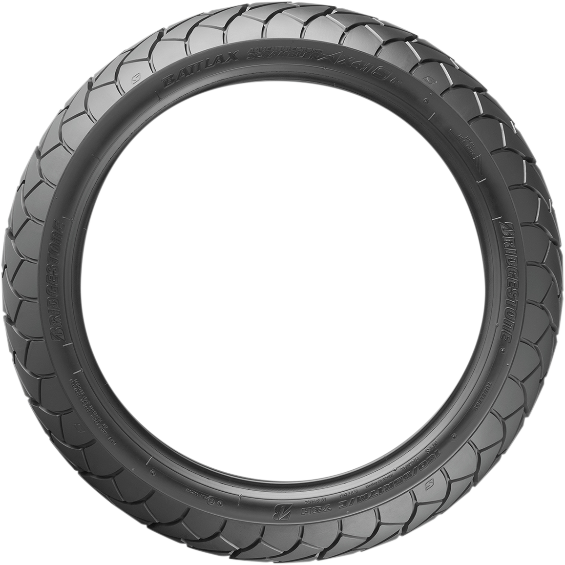 BRIDGESTONE Battlax Adventurecross AX41S rear motorcycle tire 170/60R17 with 72H speed rating, suitable for adventure and touring bikes