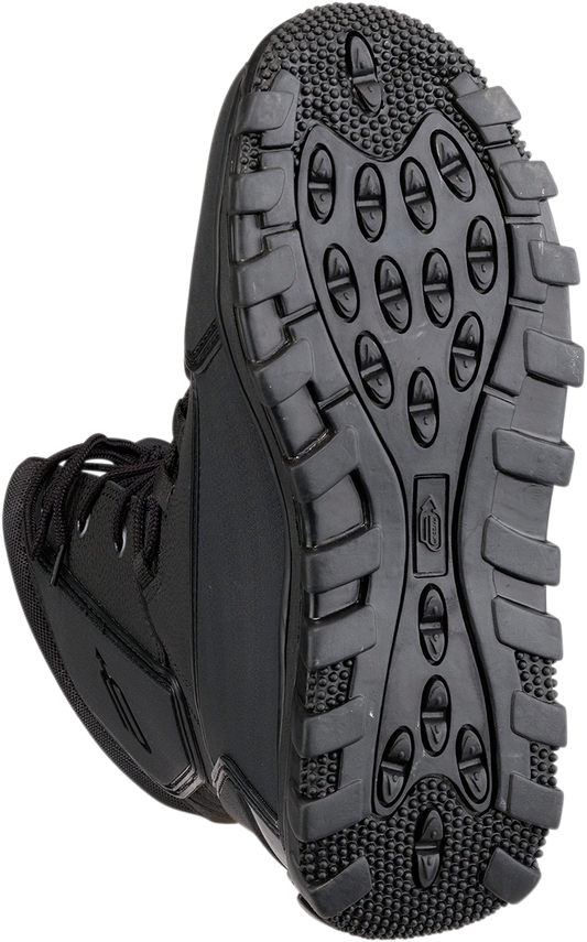 Black ARCTIVA Advance Boots in US size 12, featuring rugged design and sturdy construction for outdoor activities.