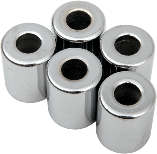 Chrome Drag Specialties Spacer Kit MPB505 with 1/4" x 5/8" x 3/4" spacers, replacement pack for motorcycle parts.