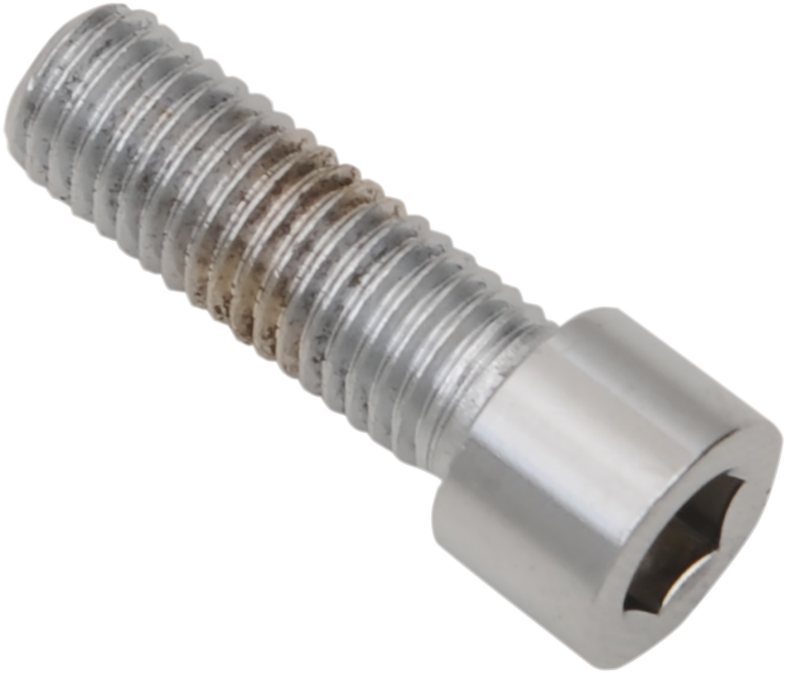 Set of 10 DRAG SPECIALTIES MPB210S replacement socket-head bolts with fine thread, 1/4-inch by 3/4-inch, in a black finish.
