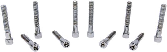 DRAG SPECIALTIES MPB231S replacement bolt pack with fine thread socket-head bolts for motorcycle repairs and maintenance.