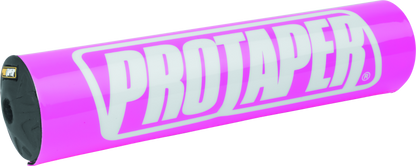ProTaper 8-inch round bar pad in race pink, showcasing vibrant color and padded grip for motorcycle handlebars.