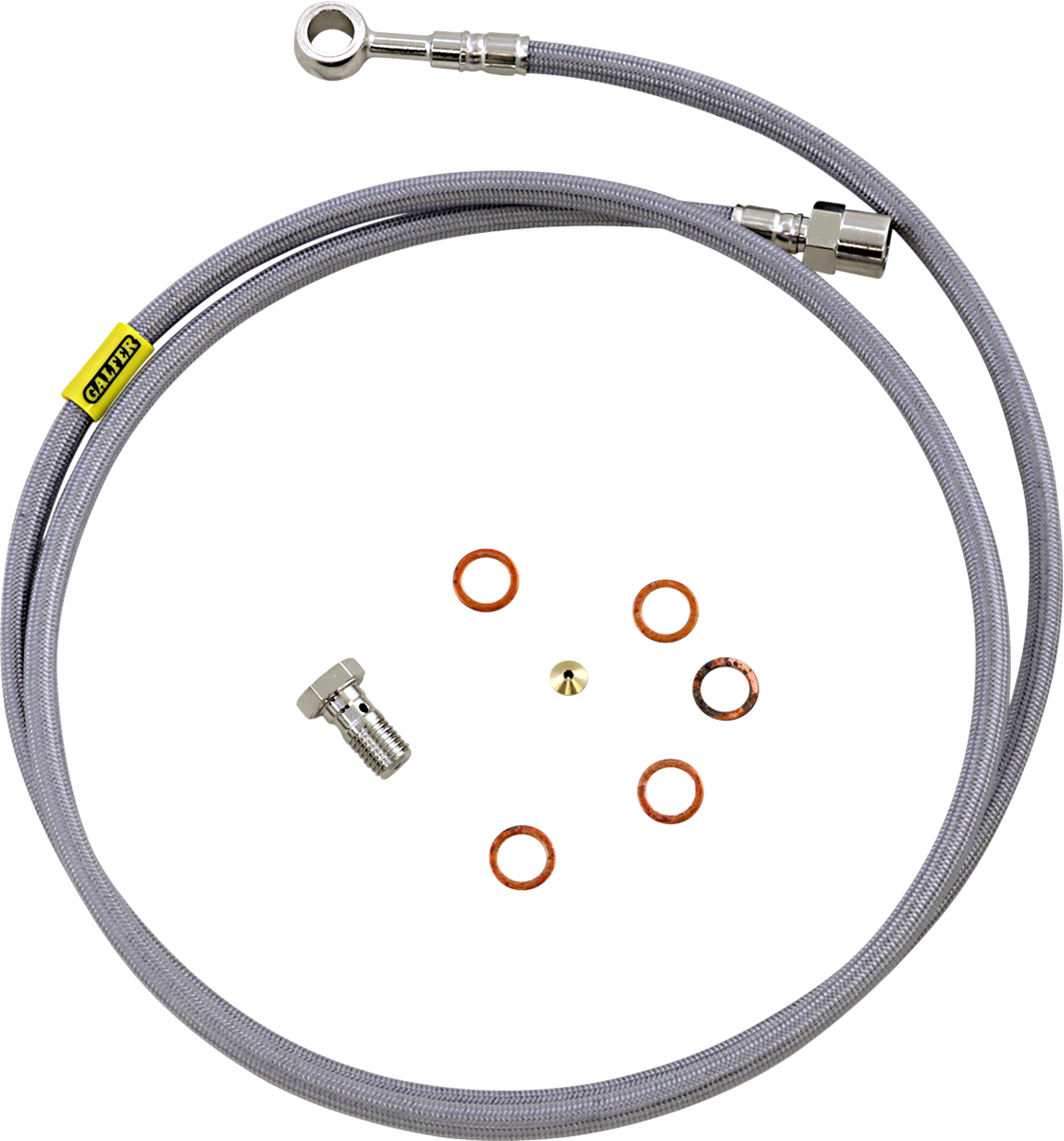 GBRAKES hydraulic clutch line for VMX 1200 V-Max motorcycle, featuring durable hoses and fittings for smooth clutch operation.