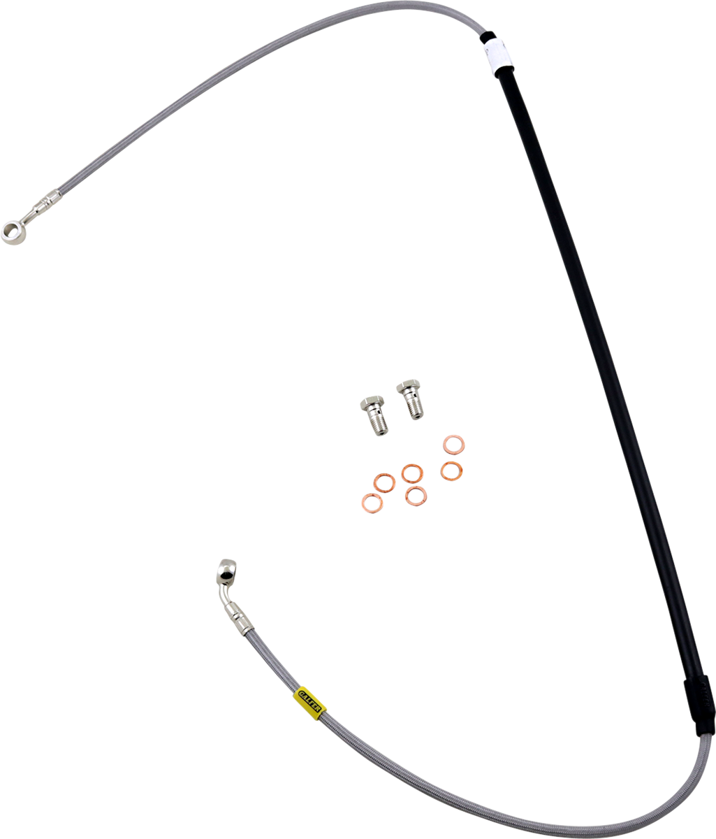 GBRAKES Stainless Steel Brake Line Kit FK003D722-1 for Enhanced Stopping Power