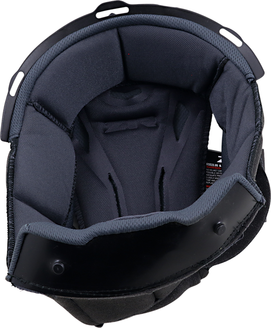 Black Z1R Warrant Liner in Medium size, designed for Z1R helmets, shown in the product image.