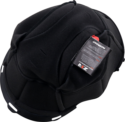 Black Z1R Warrant Liner in 2XL size, part #0134-2694, designed for Z1R helmets, shown in the image.