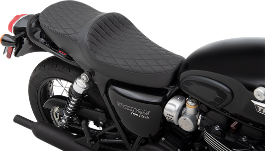 Z1R, Z1R Low Profile Touring Seat for Triumph 2001-2017 - Diamond Black - Part #0810-2226