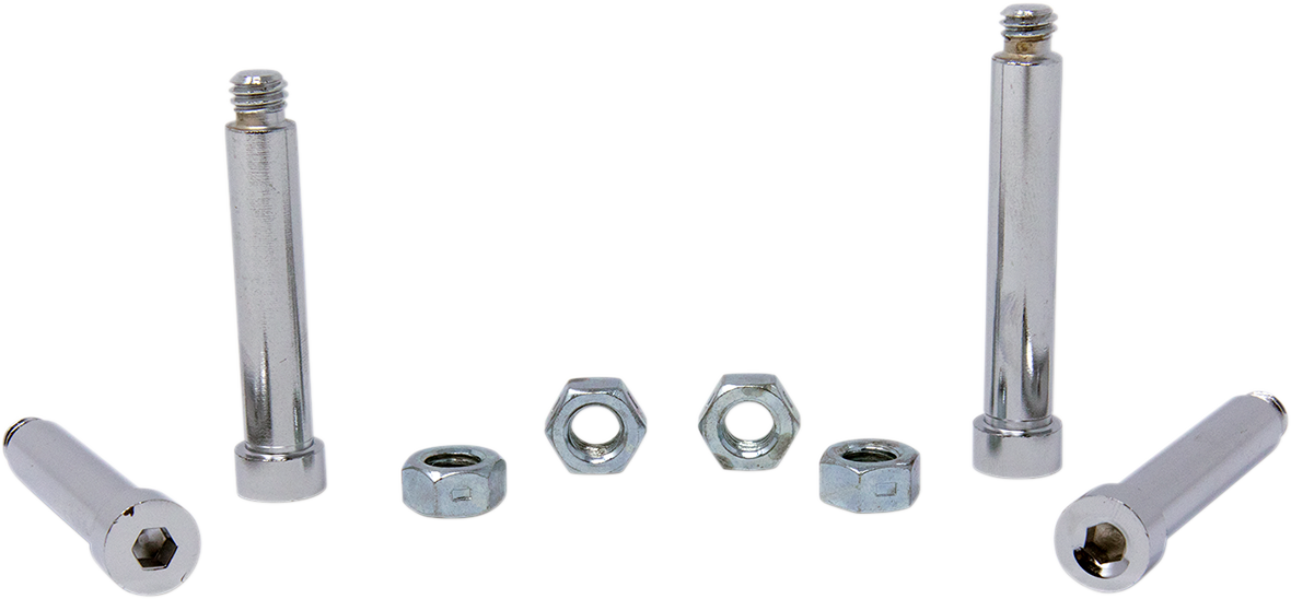 Drag Specialties MK113 front disc brake caliper mount bolt set with multiple bolts for motorcycle brake assembly.