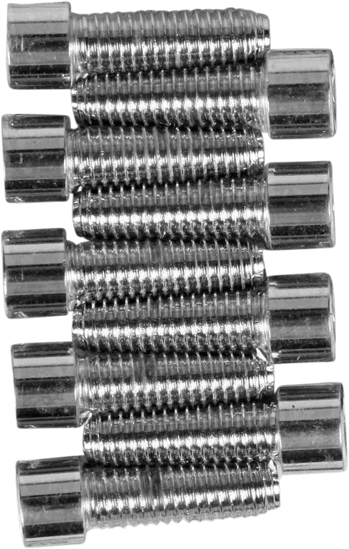 DRAG SPECIALTIES MK160S bolt set for kick cover with socket-head and smooth design, featuring multiple metal bolts and washers.