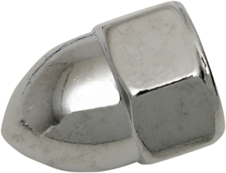 Chrome DRAG SPECIALTIES Acorn Nut with 5/16"-18 thread, designed for motorcycle parts and accessories.