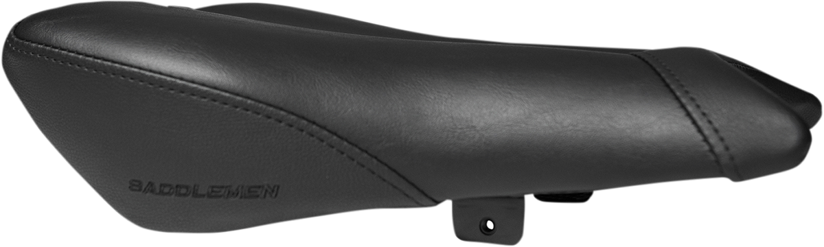 Black SADDLEMEN Gel Channel Sport Seat for CBR1000 motorcycle, designed for comfort and sporty riding.