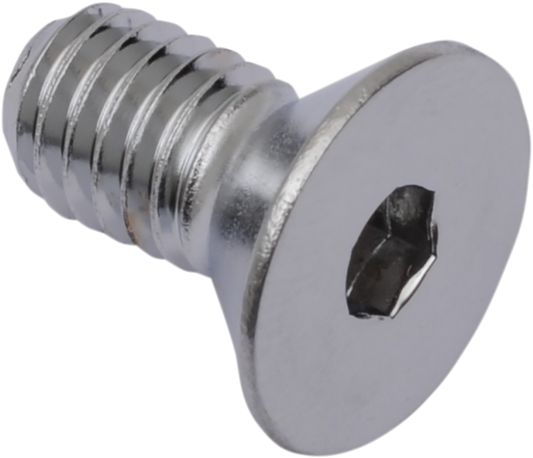 Drag Specialties MPB584 counter-sunk socket-head bolts, 3/8-inch by 3/4-inch, showing shiny metal hardware for motorcycle repairs