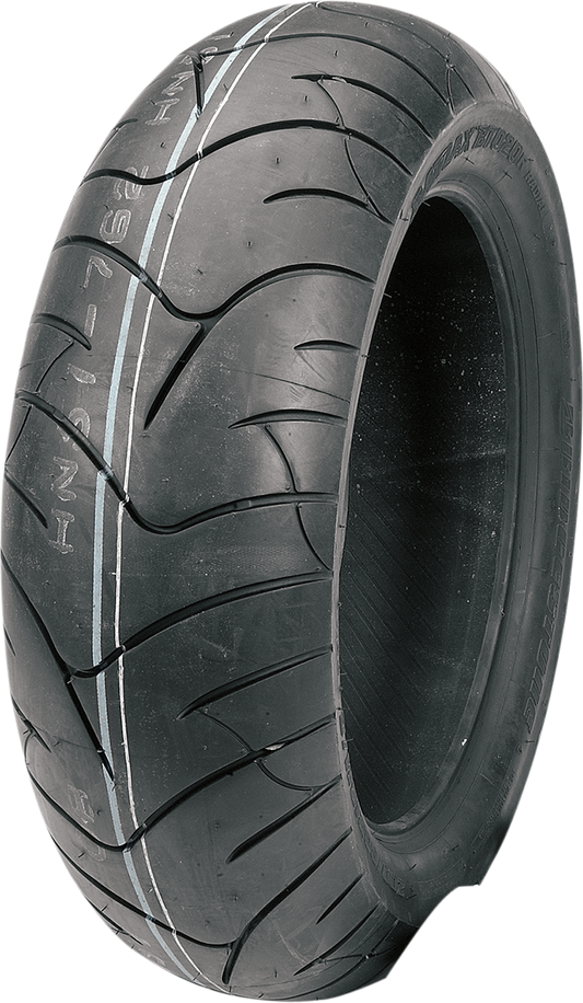 BRIDGESTONE Battlax BT-020-F rear motorcycle tire 170/60ZR17 for sport and sport touring bikes, showing tread pattern and sidewall