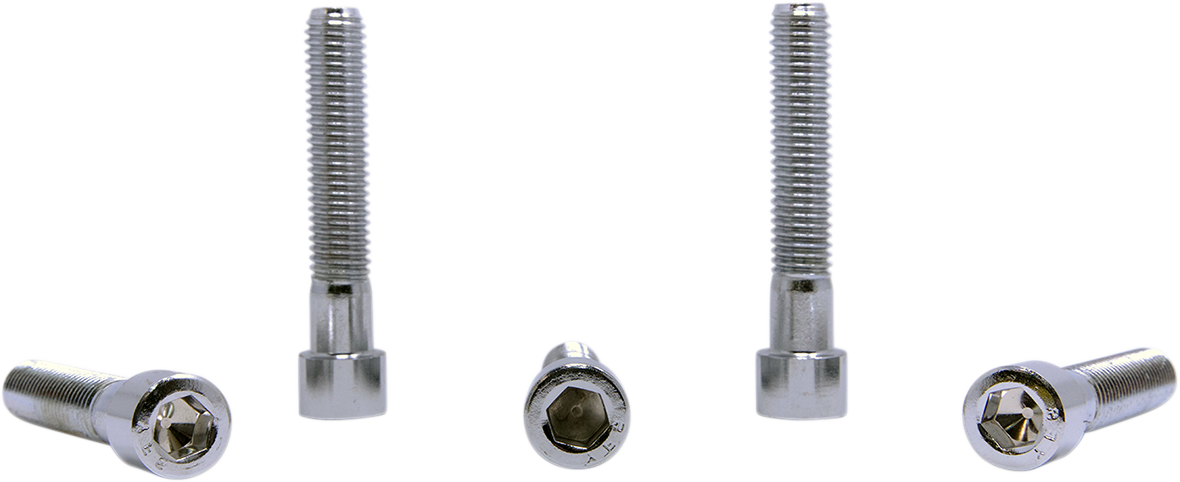 Set of five DRAG SPECIALTIES MPB699S coarse thread socket-head bolts, 1/2 inch by 2-3/4 inches, for motorcycle or equipment repair