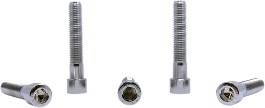 Set of five DRAG SPECIALTIES MPB699S coarse thread socket-head bolts, 1/2 inch by 2-3/4 inches, for motorcycle or equipment repair