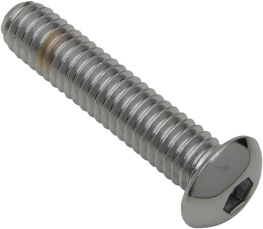 Set of five Drag Specialties MPB828 button head replacement bolts, 5/16"-18 x 2" for motorcycle applications