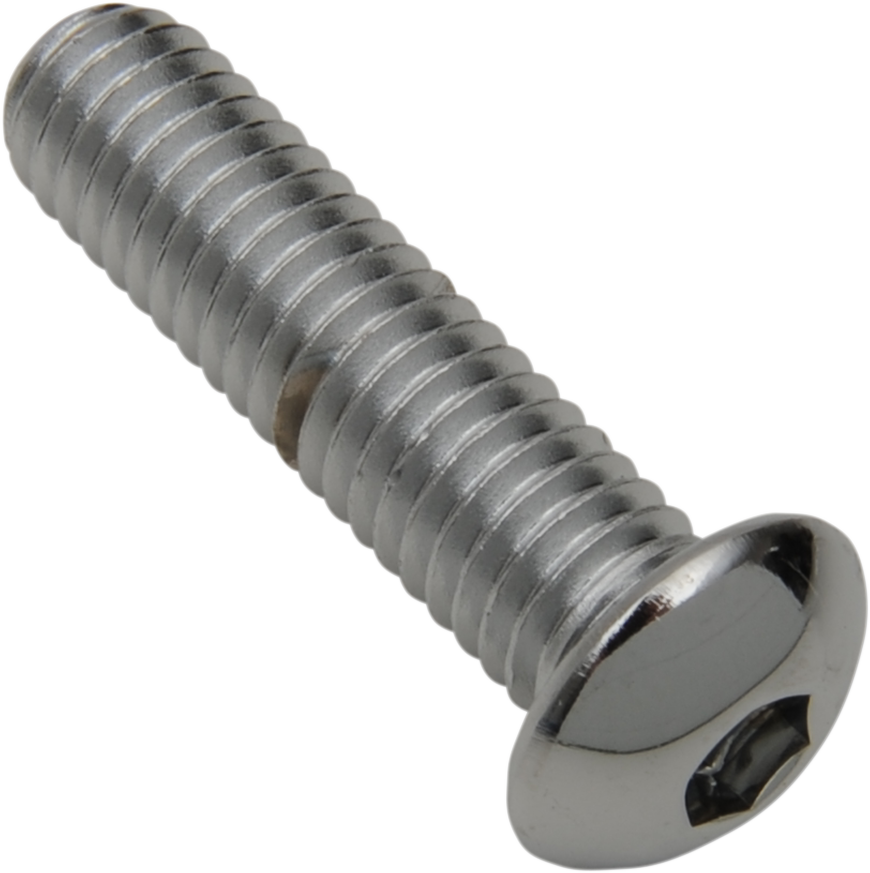 Set of five Drag Specialties MPB830 button head replacement bolts, 3/8-inch diameter, 1-1/2-inch length for motorcycle maintenance.