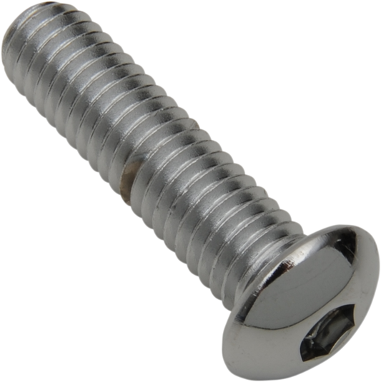 Set of five Drag Specialties MPB830 button head replacement bolts, 3/8-inch diameter, 1-1/2-inch length for motorcycle maintenance.