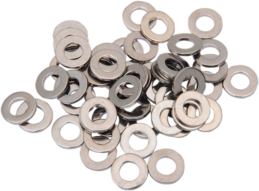 Drag Specialties MPB587 1/4-inch AN washer for motorcycle assemblies, showing a metal washer with smooth edges and a central hole.